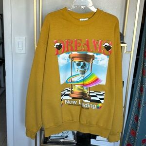Online Ceramics mustard brown sweatshirt